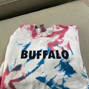 BUFFALO tie dye crewneck sweatshirt